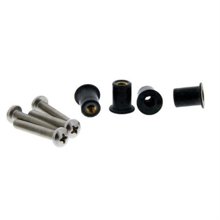 NEWALTHLETE Well Nut Mounting Kit - 4 Pack NE258701